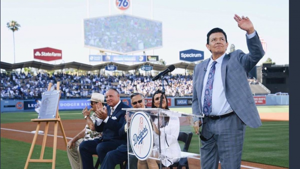 Inmortalizan a Fernando Valenzuela 