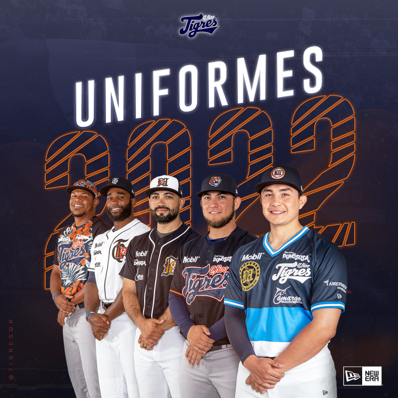 Listo el roster y uniformes de los Tigres para la campaña 2022